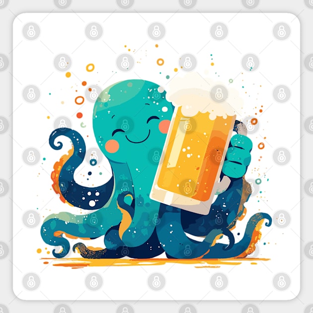 Octobrew Magnet by aphian